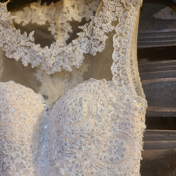 Cecily Brown Wedding/Prom Floor Length Formal Dress. Size 0 - Picture 3 of 13